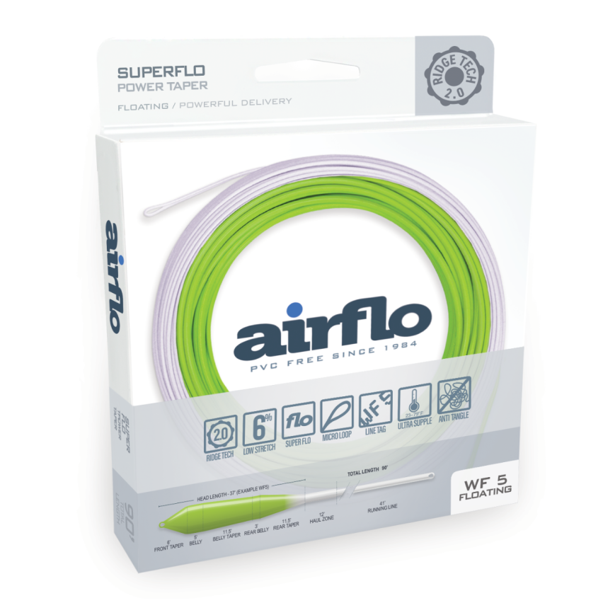 Airflo Ridge 2.0 Superflo Flats Power Taper fly line