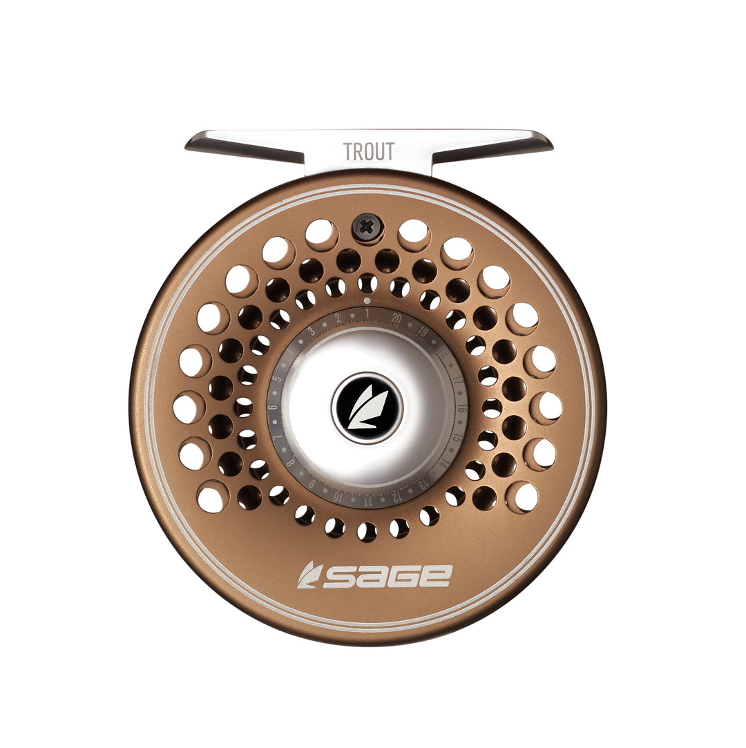 bearsden fly reels Galvan Grip Reel Clear / Blue / G-8 A watertight Sage Trout 4/5/6 Fly Reel