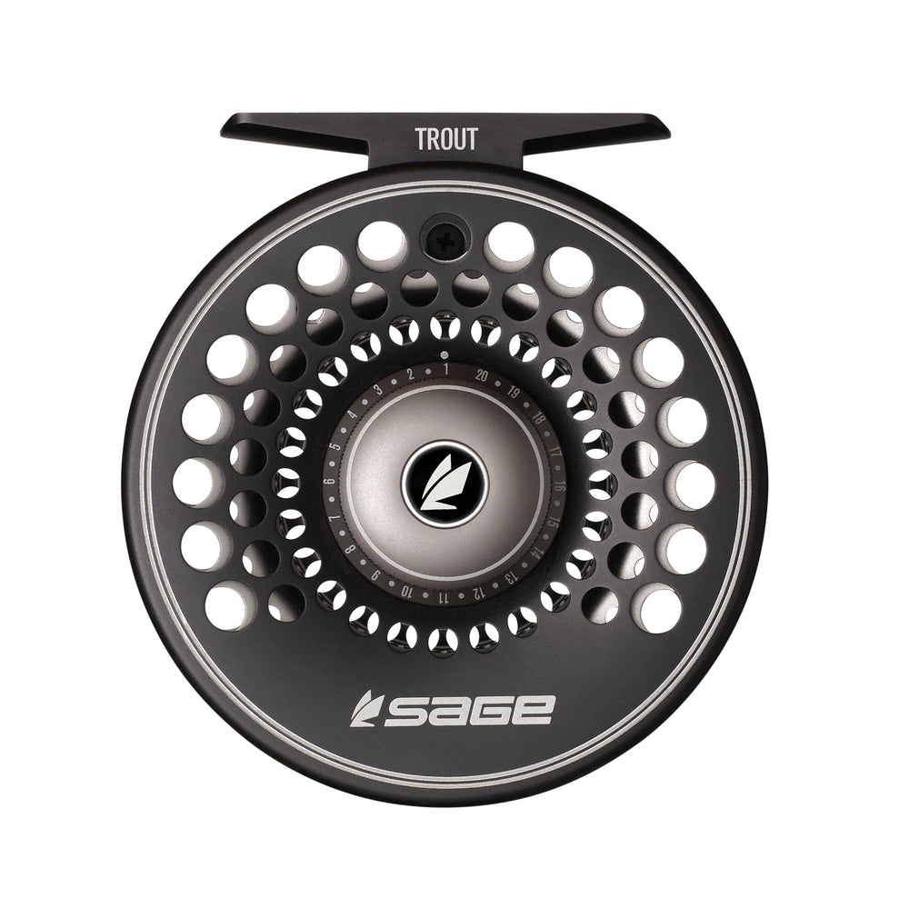 Sage Trout Fly Reel 4/5/6 / Stealth / Silver