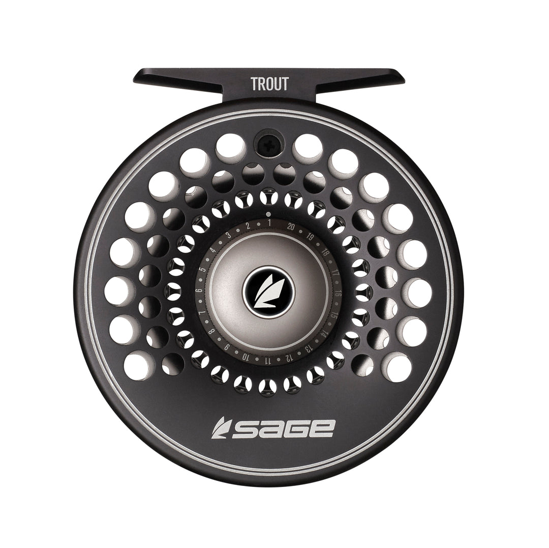 Sage Trout Fly Reel 4/5/6 / Stealth / Silver