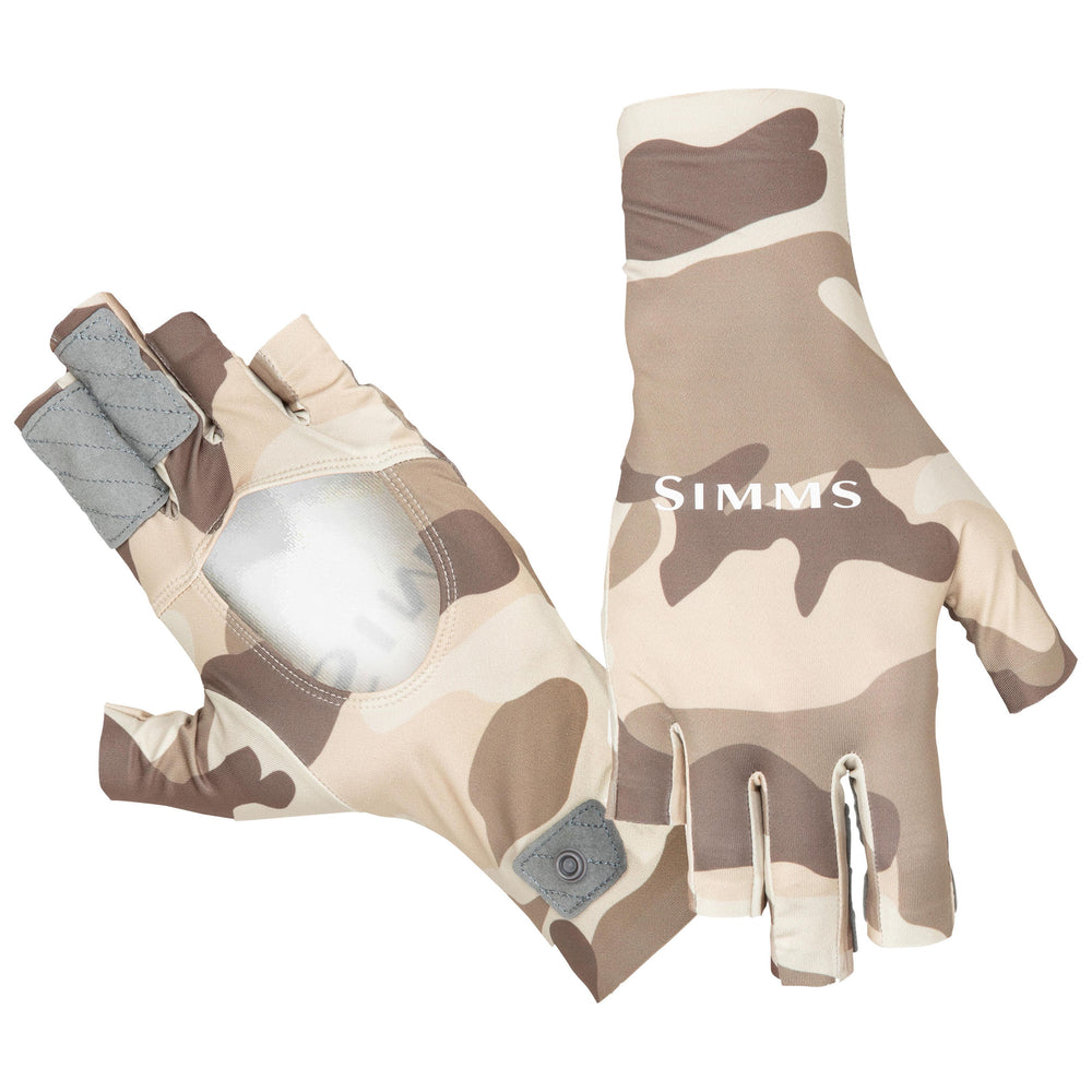 Simms SolarFlex® SunGlove™ Woodland Camo Sandbar Image 01