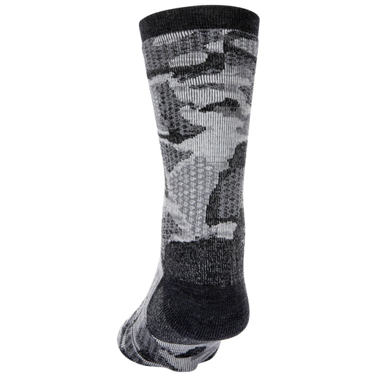 Simms Merino Midweight Hiker Sock Hex Flo Camo Carbon Image 02