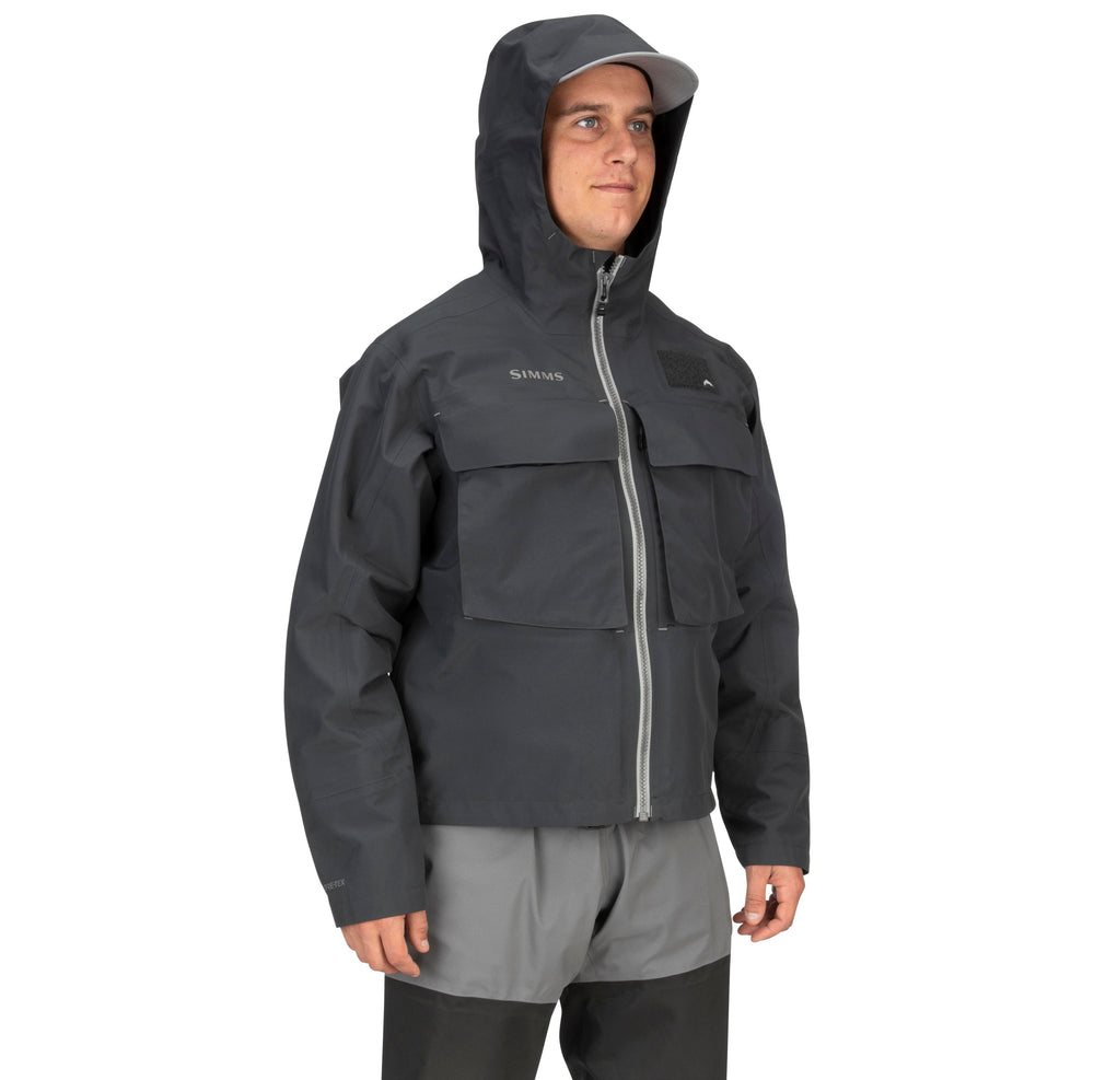 Simms Guide Classic Jacket Carbon Image 02