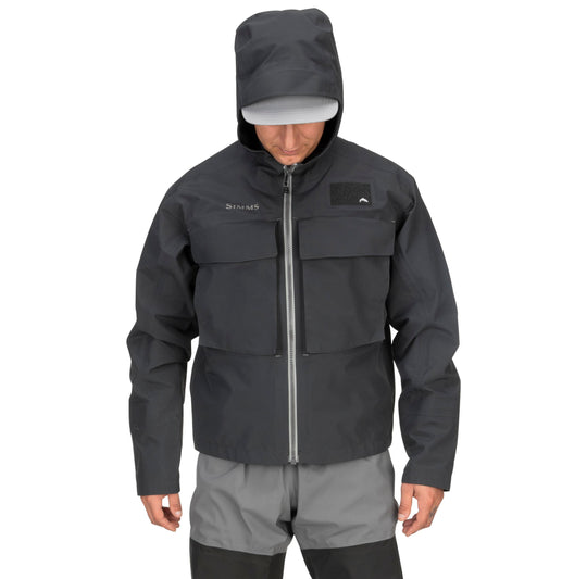 Simms Guide Classic Jacket Carbon Image 04