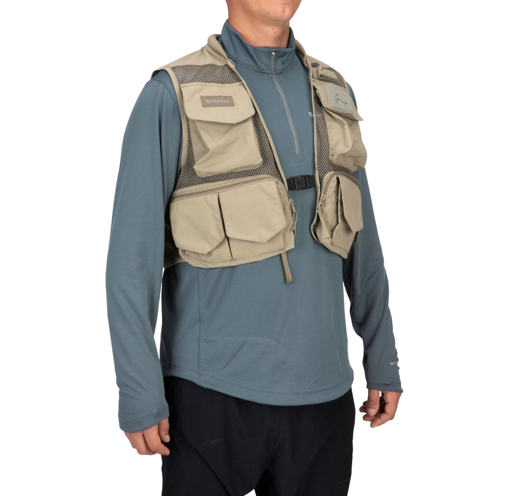 Simms Tributary Vest Tan Image 02