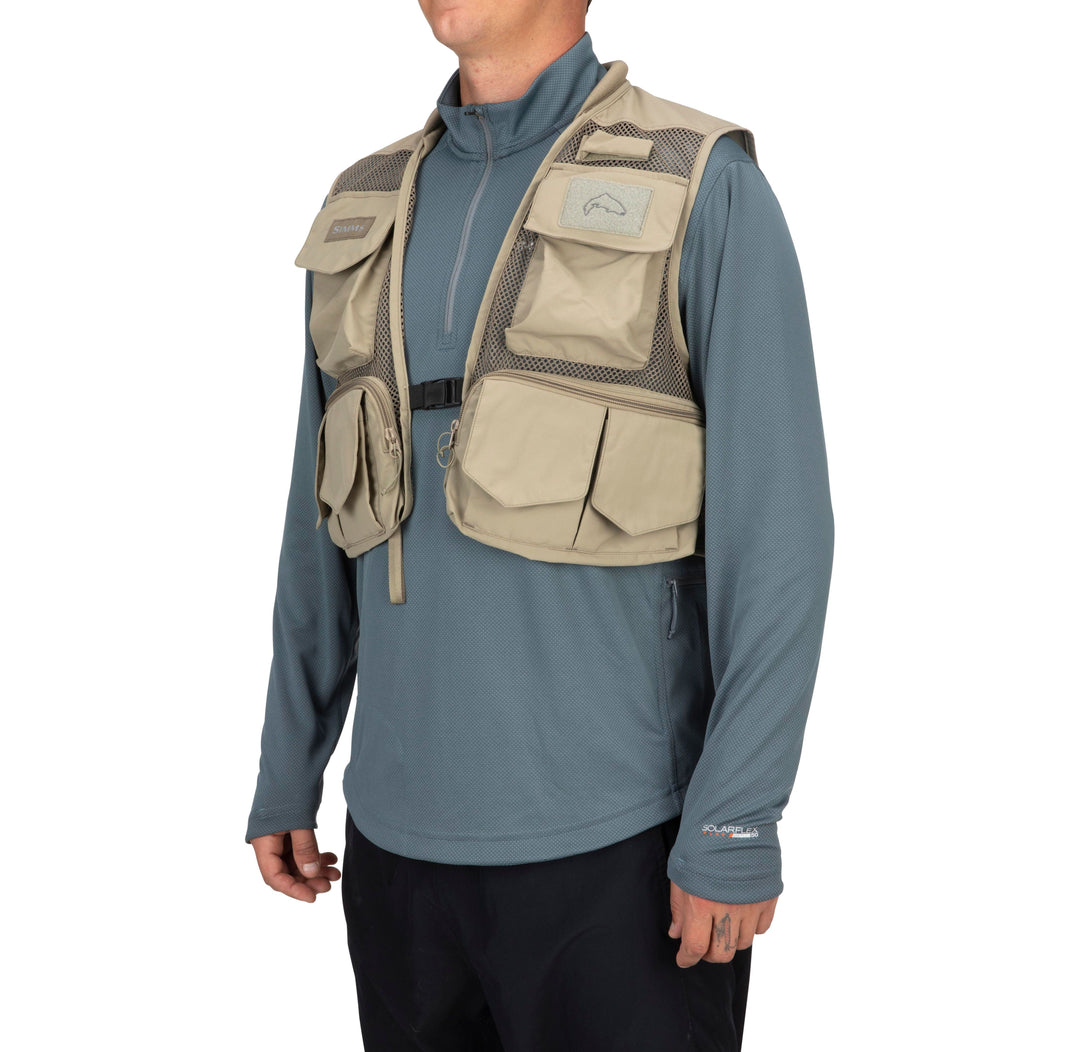 Simms Tributary Vest Tan Image 04