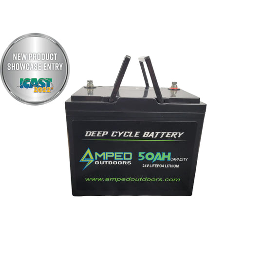 Amped Outdoors 24V Lithium Ion Battery with Charger