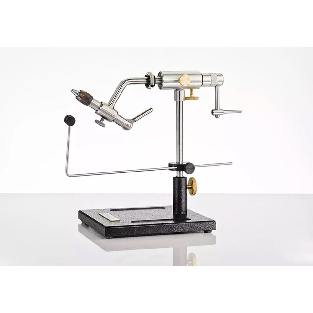 Étau Rotatif Dyna-King Barracuda Pour Montage Mouches – Socle, Neuf