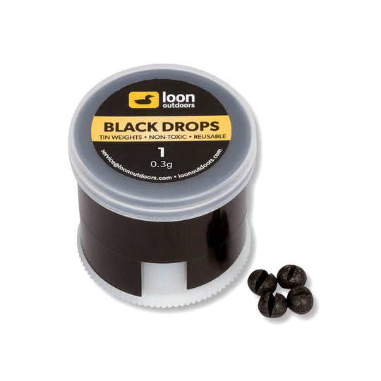Loon Black Drop Split Shot Twist Pot