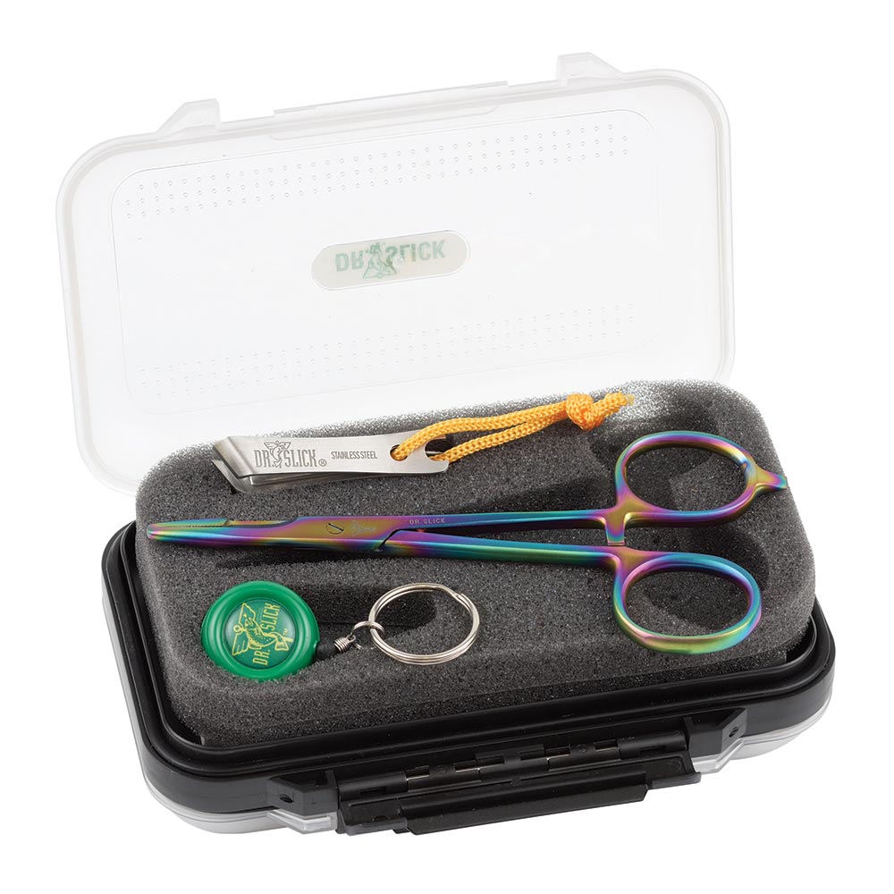 d&r fishing pole clamp Dr Slick Clamps (Hemostats) Slick 5 1/2 inch Scissor Clamp ismadeof high quality Dr. Slick Prism Mitten Clamp
