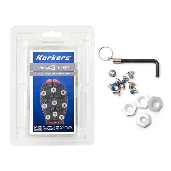 Korkers Triple Threat™ Aluminum Hex Disc Kit