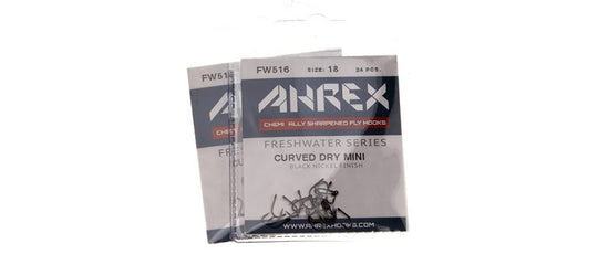 Ahrex FW516 Curved Dry Mini Barbed Hook