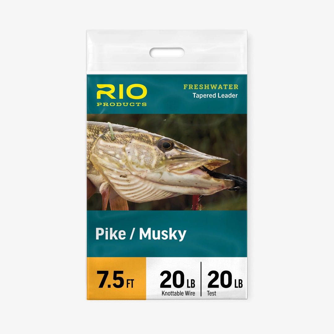 RIO - Pike / Musky II Stainless Wire Leaders with Snap