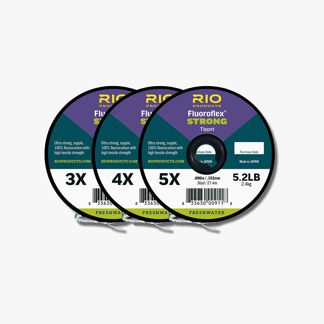 RIO Products Fluoroflex Strong Tippet 3 Pack