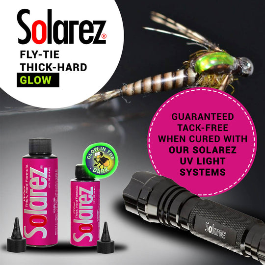 Solarez Fly Tie Thick Hard Glow In Dark Formula