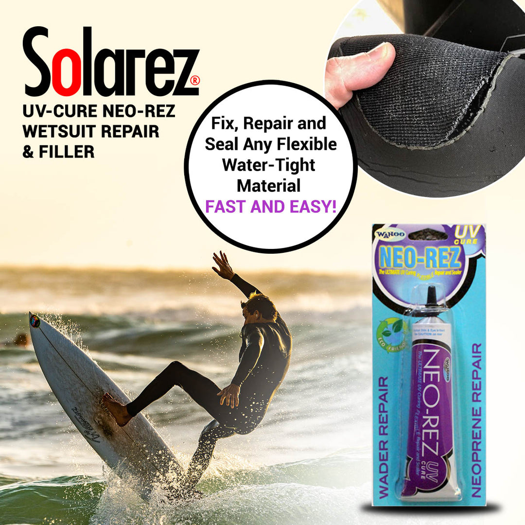 Solarez  Instant wader repair, Solarez UV Cure