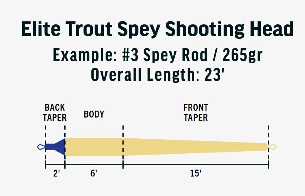 RIO Products Elite Trout Spey Shooting Head