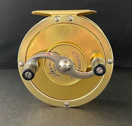 brass fly fishing reel Seamaster S-handle Tarpon A/R Reel – Bear's Den Fly Fishing Co