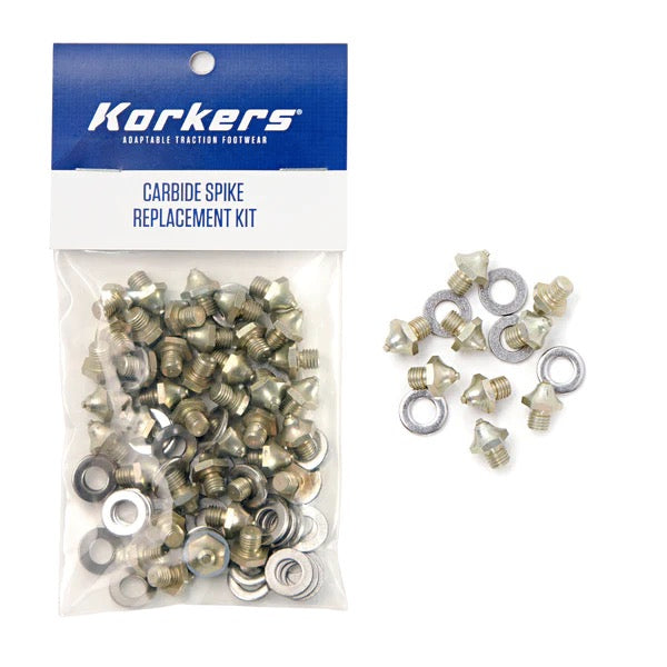 Korkers CastTrax Threaded Carbide Spikes with Washers