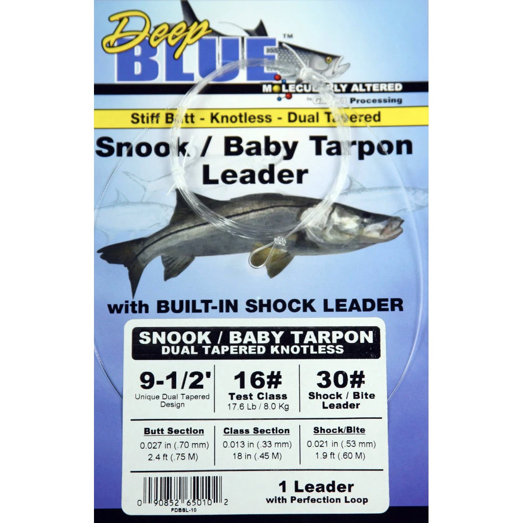 Frog Hair Deep Blue Snook / Baby Tarpon Leader