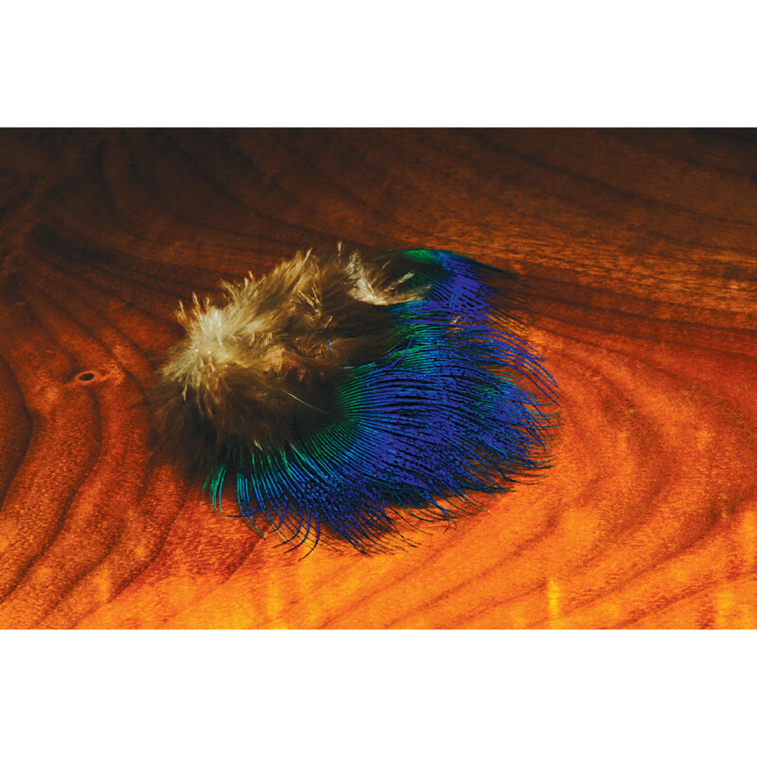 Hareline Blue Peacock Feather
