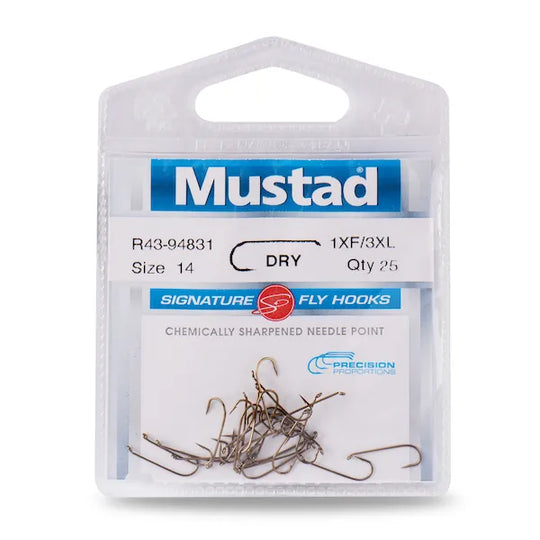 Mustad R43-94831 Dry Fly Hook