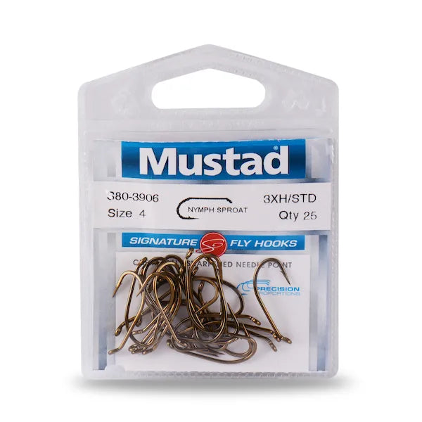 Mustad Salt-Water Straight Hooks Ref. 3282 Size. 2 Qty. 25 pcs