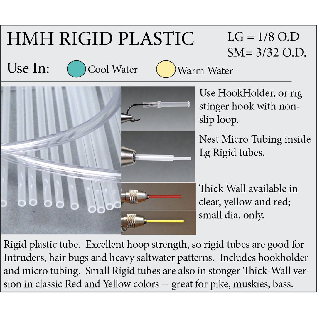 HMH Rigid Plastic Tubes - Thick Wall