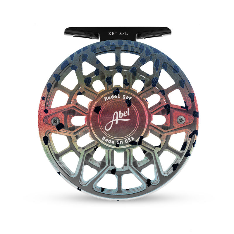 Abel Reels SDF Reel 4/5 / Gloss Black w/ Wood Handle