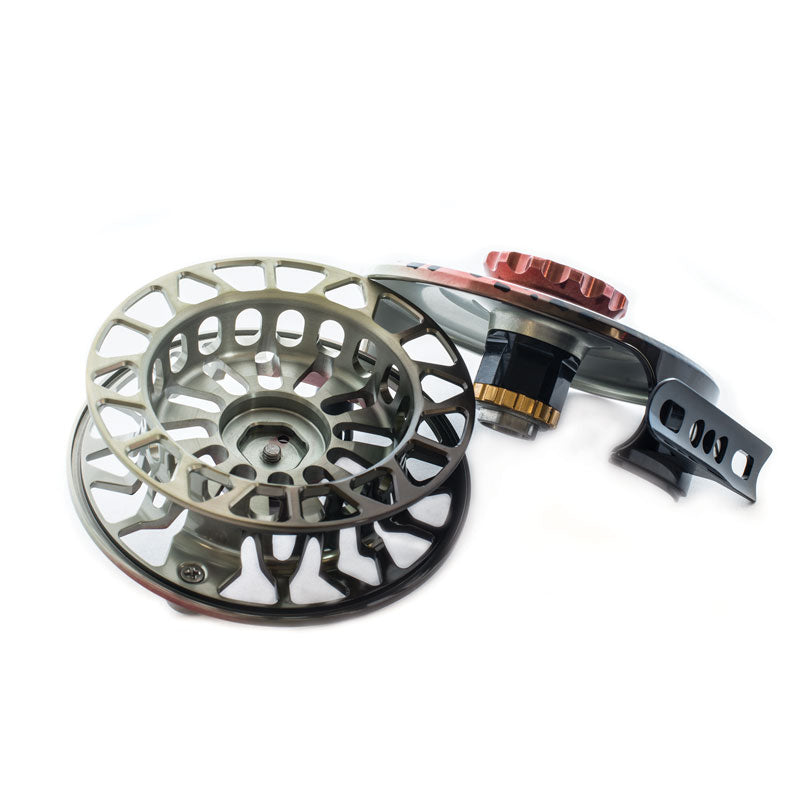 Abel Reels SDF Reel 4/5 / Gloss Black w/ Wood Handle